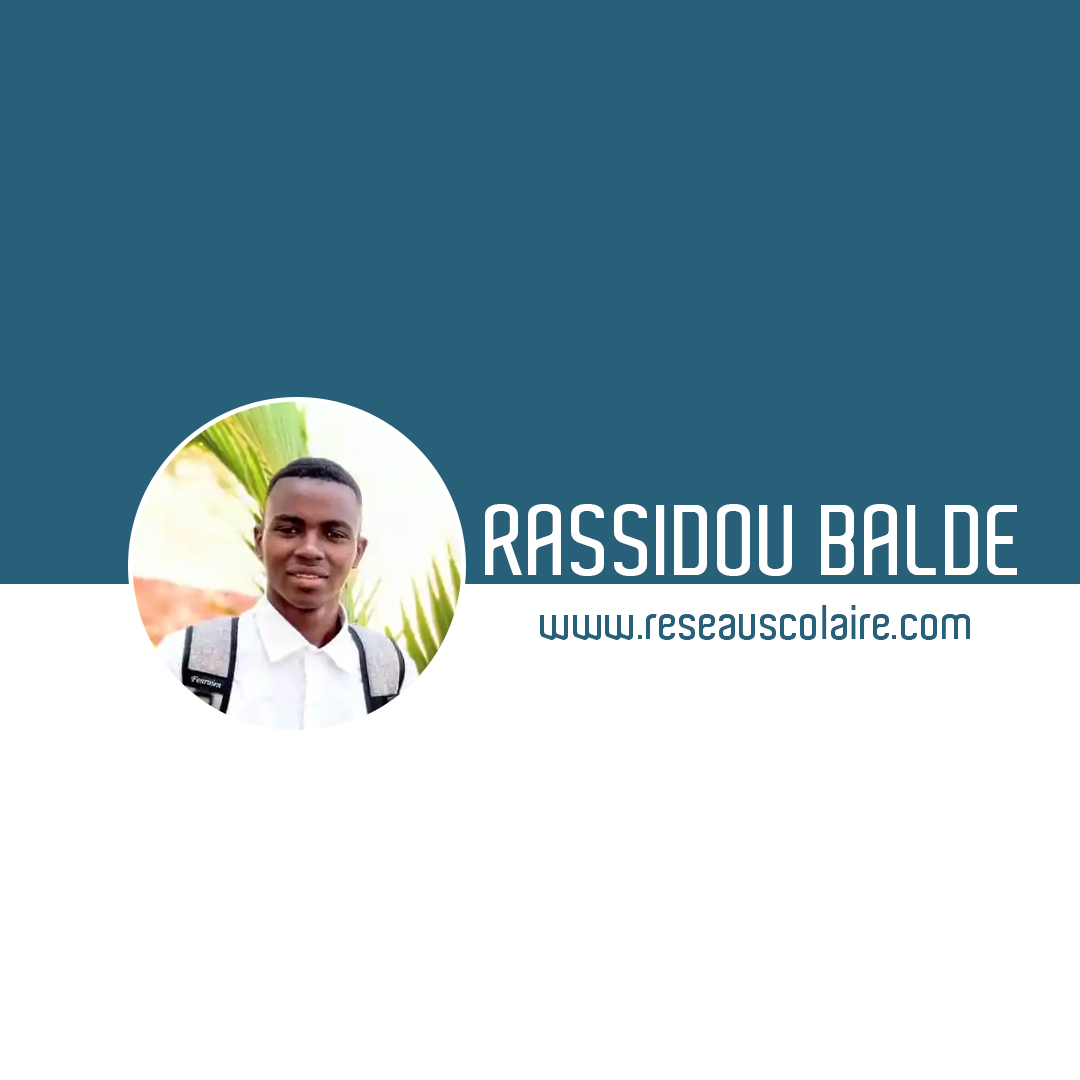Rassidou Balde détenteur d'une licence à l'UVS, facilitateur avec L'USAID PASSERELLE à l'école primaire d'application de Gadapara .