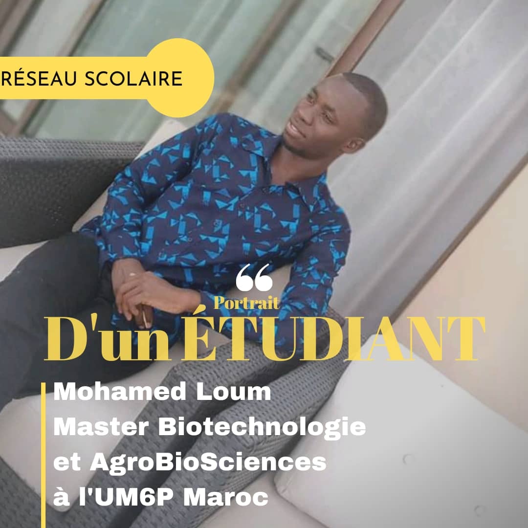 Portrait de l’étudiant Mohamed LOUM