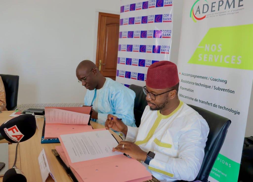 Accompagnement des PME: l’ADEPME signe une convention avec Coris Bank
