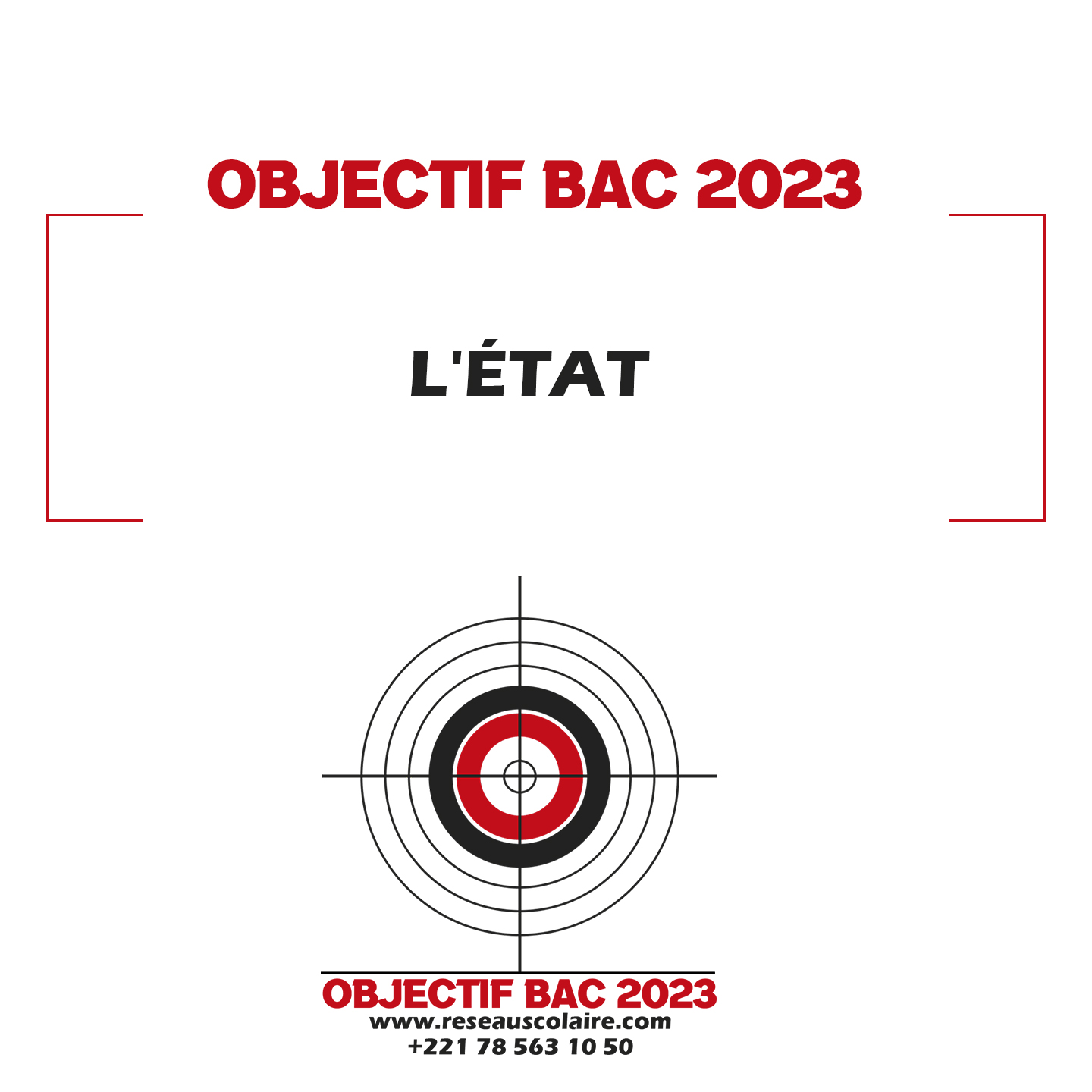 Objectif bac 2023 : 09 - L'État.