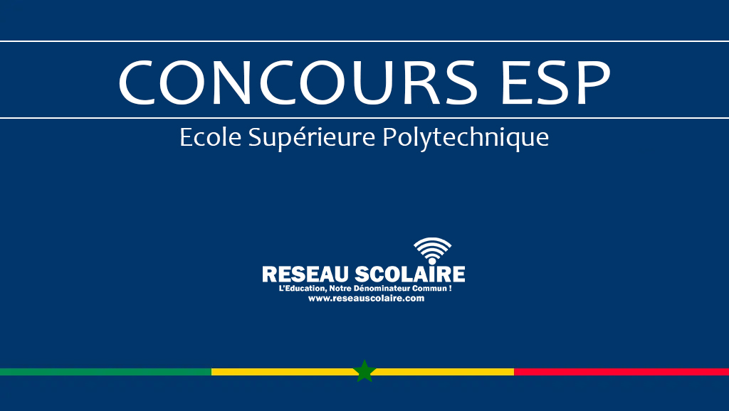ESP - Communiqué sur la nouvelle date du concours d’entrée en 1ère année du cycle DU