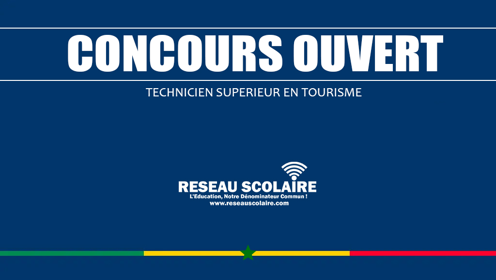 28. CONCOURS TECHNICIEN SUPERIEUR EN TOURISME