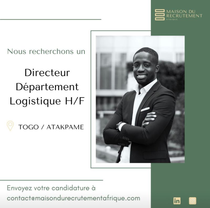 Maison du Recrutement Afrique recherche pour un client, une multinationale industrielle, un Directeur Département Logistique F/H