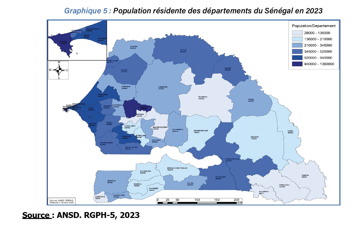 Les 5 lacunes cartographiques de l'Agence Nationale de la Statistique et de la Démographie - ANSD