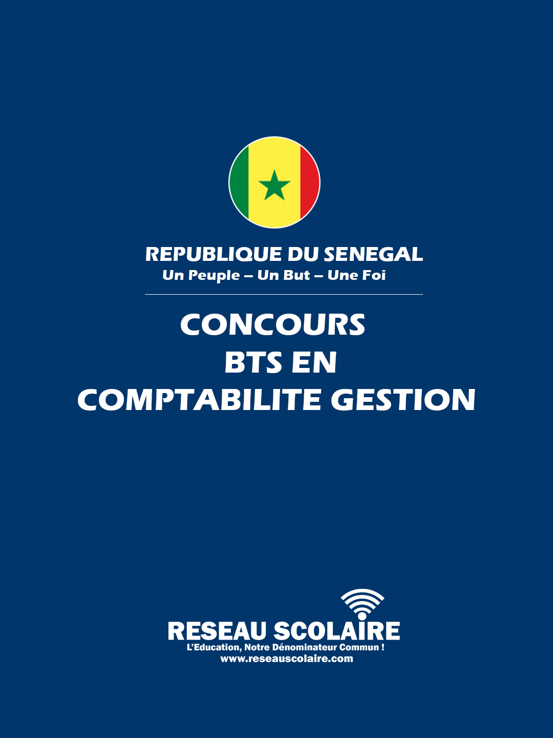 CONCOURS BREVET DE TECHNICIEN SUPERIEUR (BTS) EN COMPTABILITE GESTION 2024