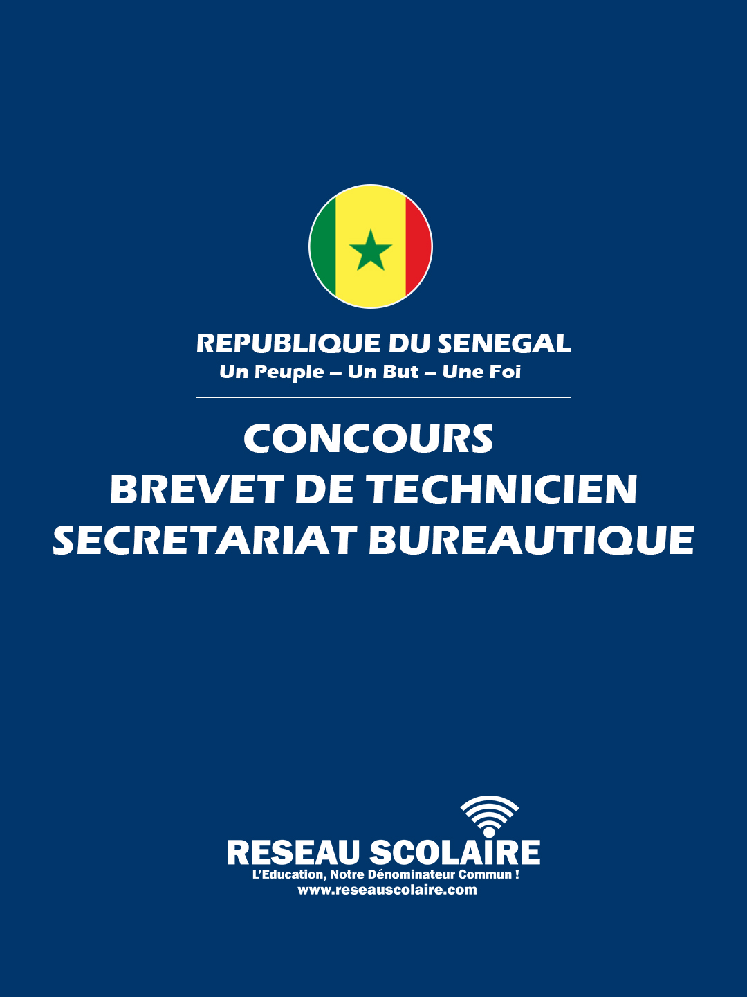 CONCOURS BREVET DE TECHNICIEN (BT) EN SECRETARIAT BUREAUTIQUE 2024