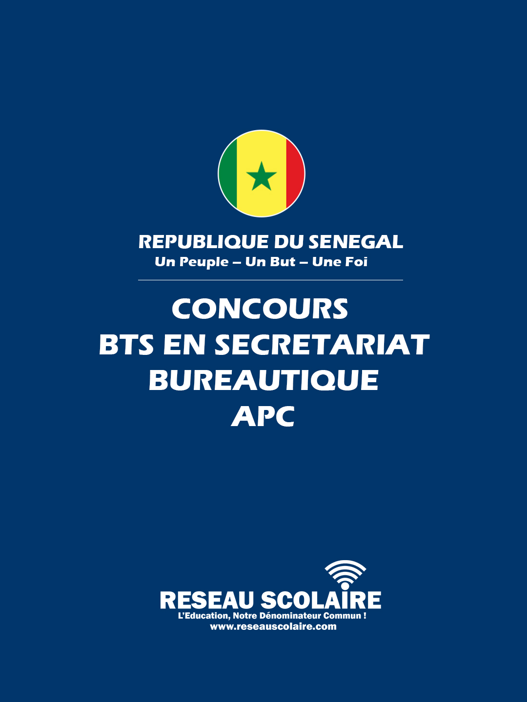 CONCOURS BREVET DE TECHNICIEN SUPERIEUR (BTS) EN SECRETARIAT BUREAUTIQUE APC 2024