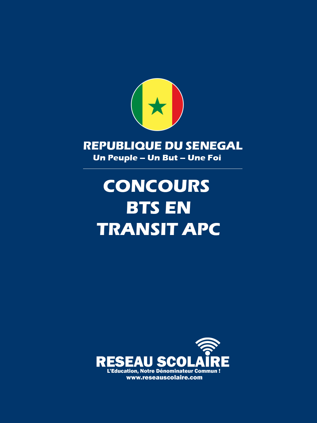 COCNOURS BREVET DE TECHNICIEN SUPERIEUR (BTS) TRANSIT APC 2024