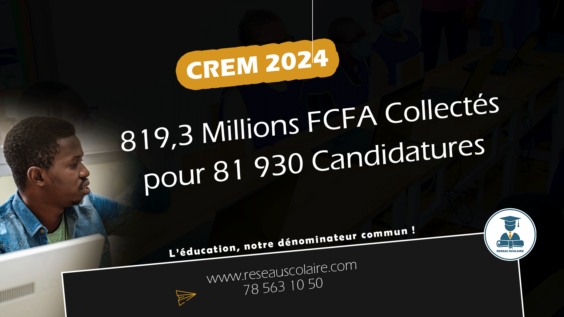 Concours Élève-Maître 2024 : 819,3 Millions FCFA Collectés pour 81 930 Candidatures, un Signe Alarmant du Chômage au Sénégal
