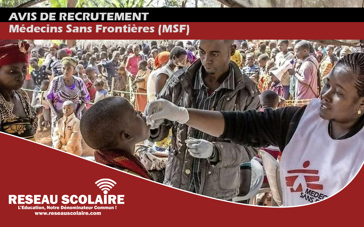 Médecins Sans Frontières recrute Deux (02) Chauffeurs