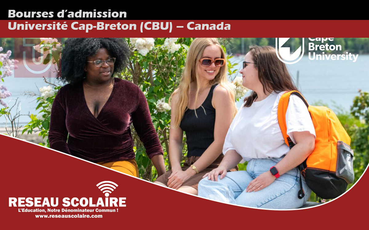Bourses d’admission à l’Université Cap-Breton (CBU) – Canada