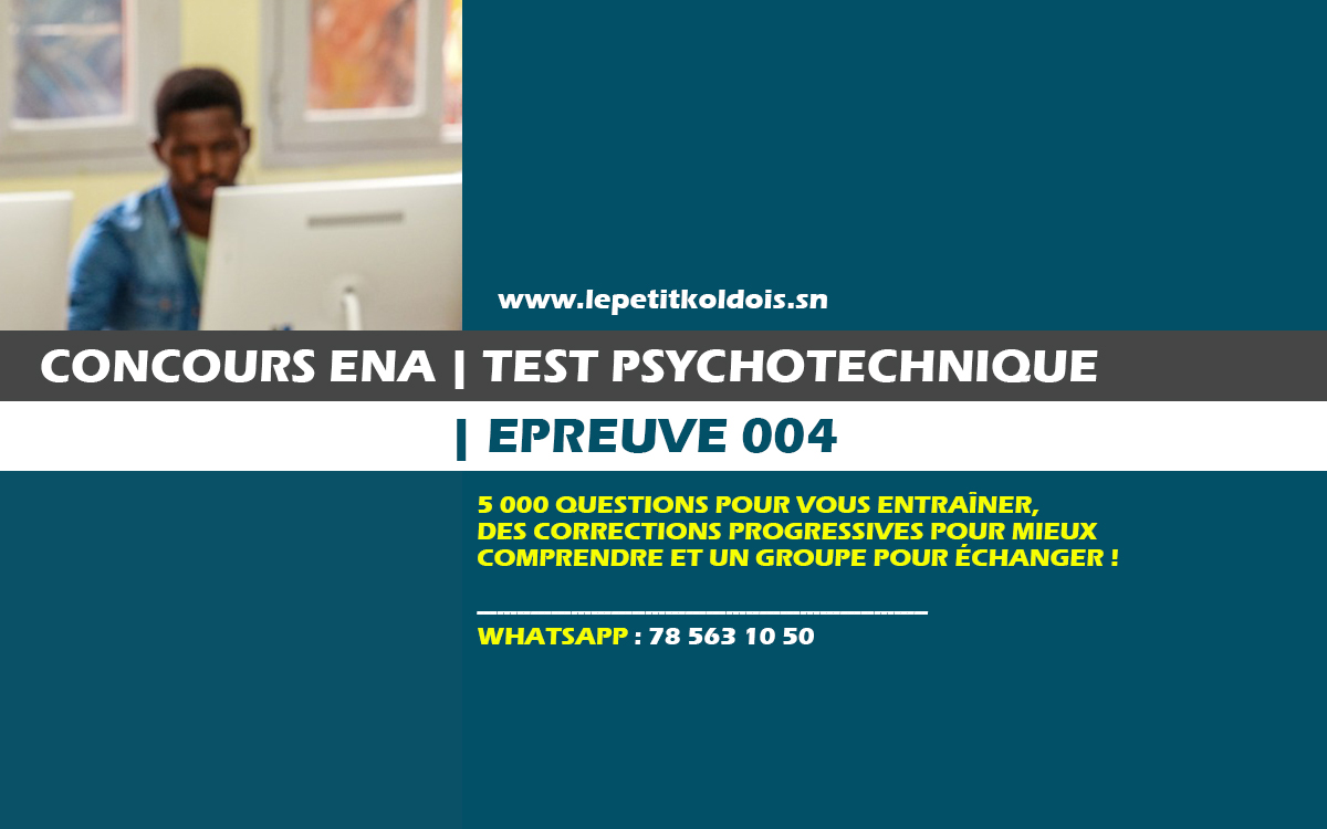 ÉPREUVE 04 | 100 QUESTIONS