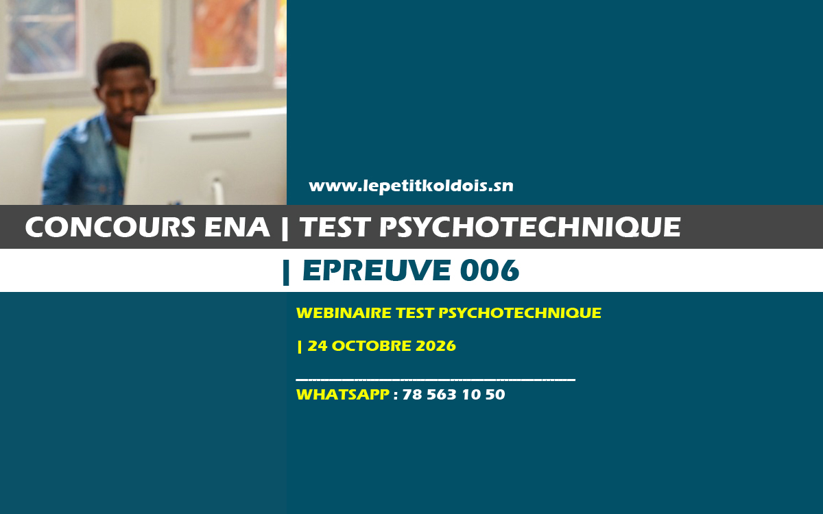 ÉPREUVE 06 | WEBINAIRE