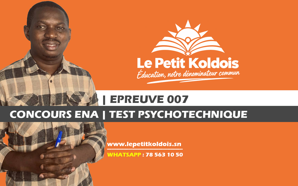 EPREUVE 7  | 05 EXERCICES