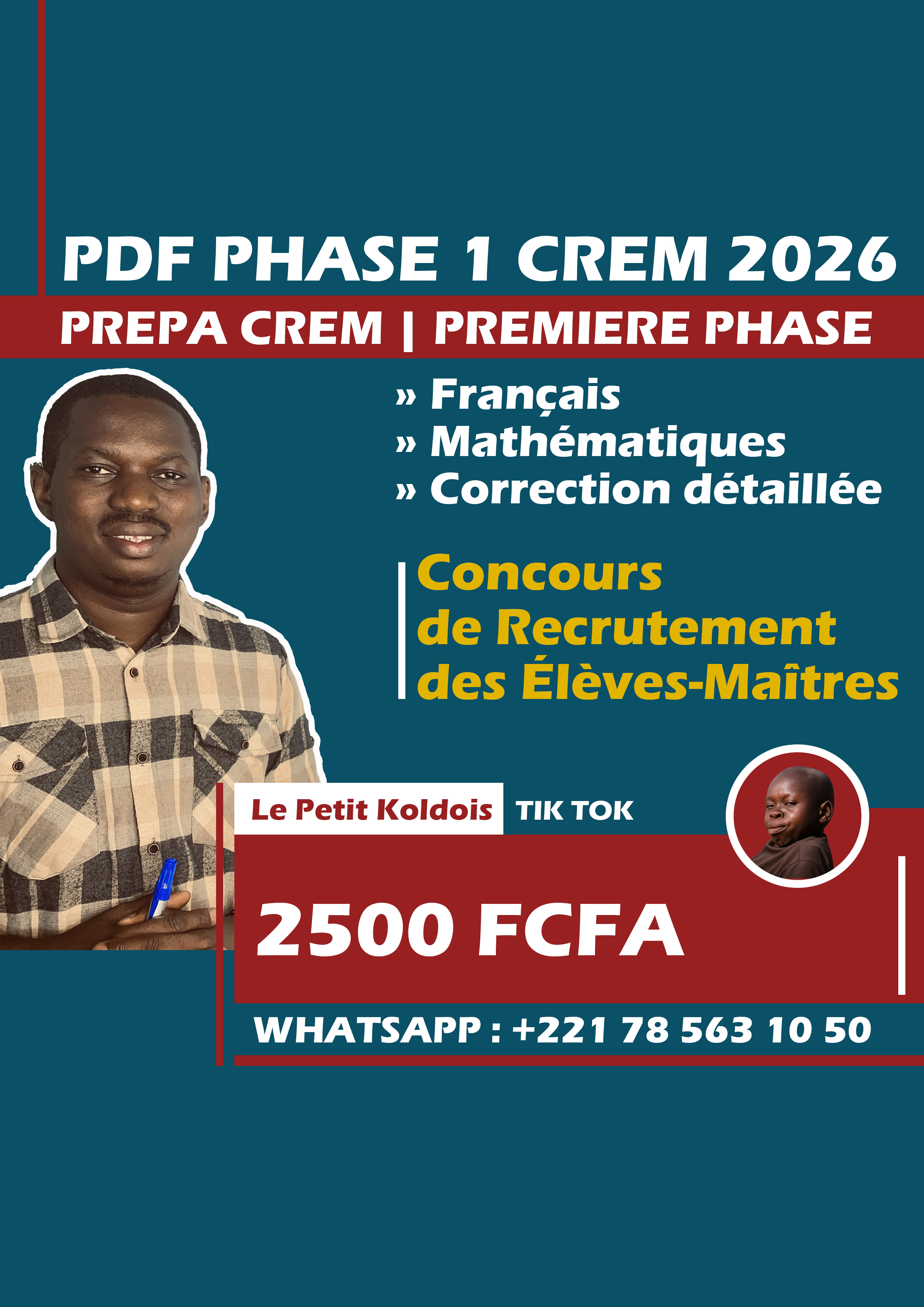FASCICULE PRÉPA PHASE 1 DU CREM 2026